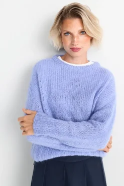 Rich & Royal Pullover<Grobstrickpullover Mit Rundhalsausschnitt