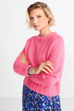 Rich & Royal Pullover<Grobstrickpullover Mit Rundhalsausschnitt