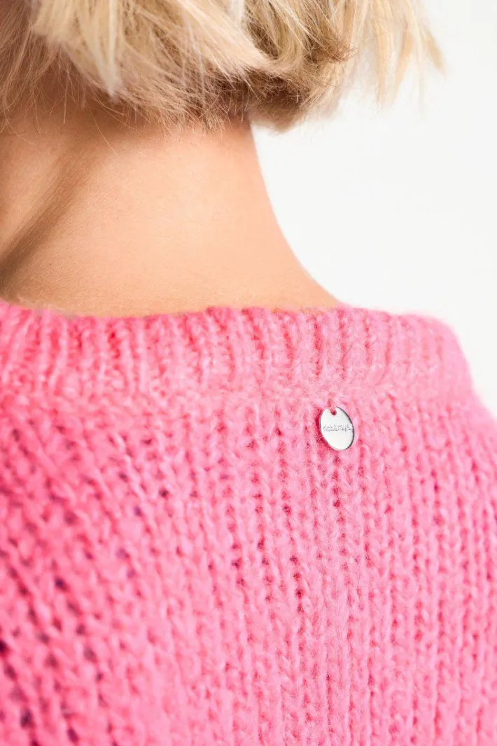 Rich & Royal Pullover<Grobstrickpullover Mit Rundhalsausschnitt