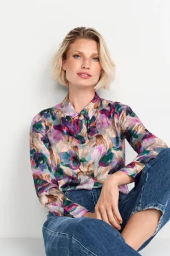 Rich & Royal Casual Blusen<Hemdkragenbluse Mit Blumenprint original