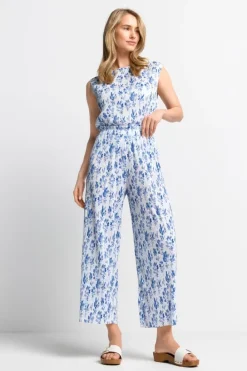 Rich & Royal Weite Hosen<Hose cotton blue