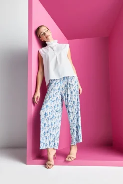 Rich & Royal Weite Hosen<Hose cotton blue