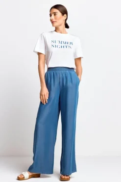 Rich & Royal Weite Hosen<Hose denim blue