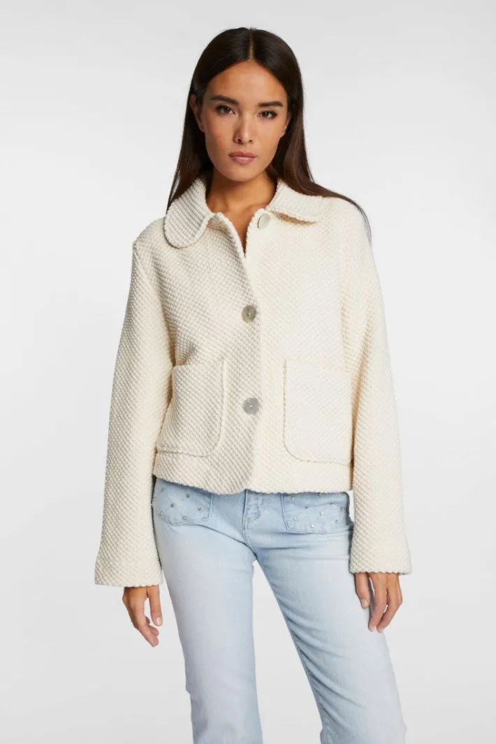 Rich & Royal Übergangsjacken|Bouclé-Jacken<Jacke pearl white