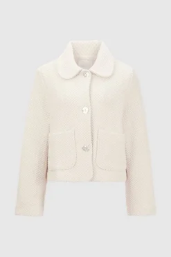 Rich & Royal Übergangsjacken|Bouclé-Jacken<Jacke pearl white