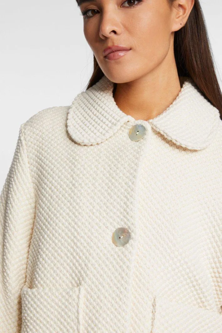 Rich & Royal Übergangsjacken|Bouclé-Jacken<Jacke pearl white