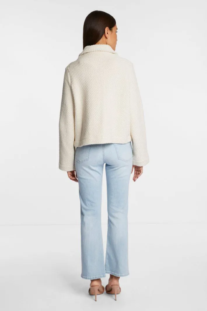 Rich & Royal Übergangsjacken|Bouclé-Jacken<Jacke pearl white