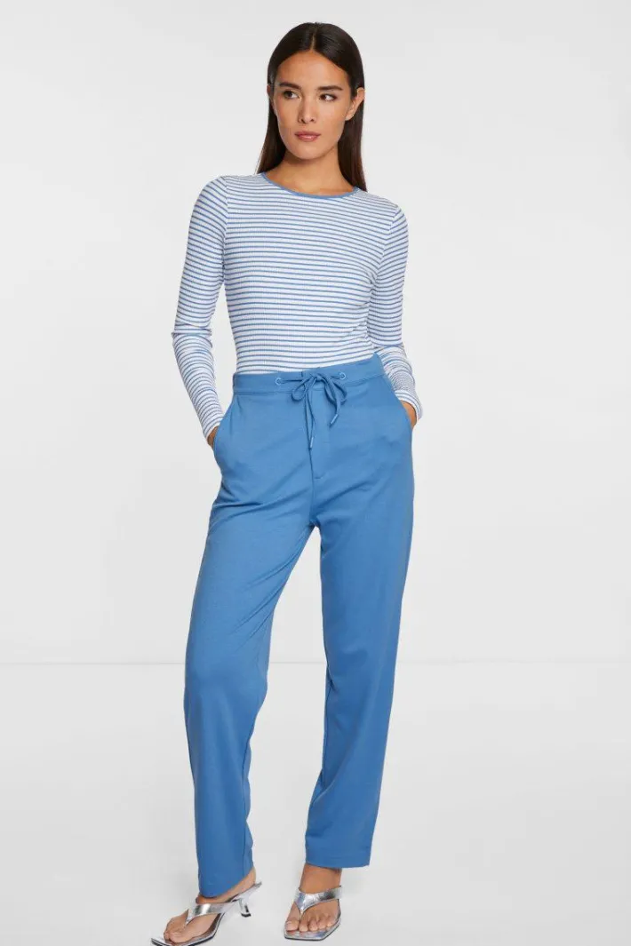 Rich & Royal Schmale Hosen|Business Hosen<Jersey-Pants french blue