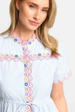 Rich & Royal Midikleider<Kleid cotton blue