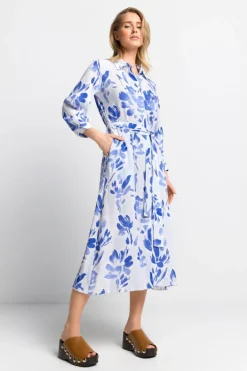 Rich & Royal Midikleider<Kleid cotton blue