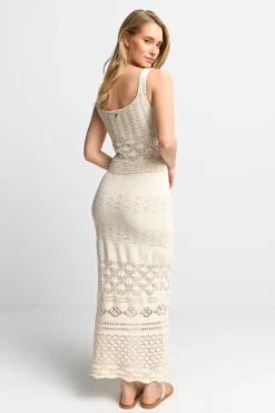 Rich & Royal Midikleider<Kleid whisper white