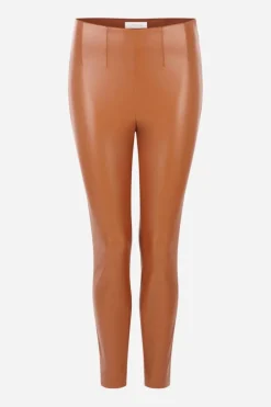 Rich & Royal Schmale Hosen<Knöchellange Kunstleder-Leggings caramel spice