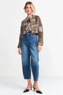 Rich & Royal Übergangsjacken|Bouclé-Jacken<Kurze Bouclé-Jacke caramel spice