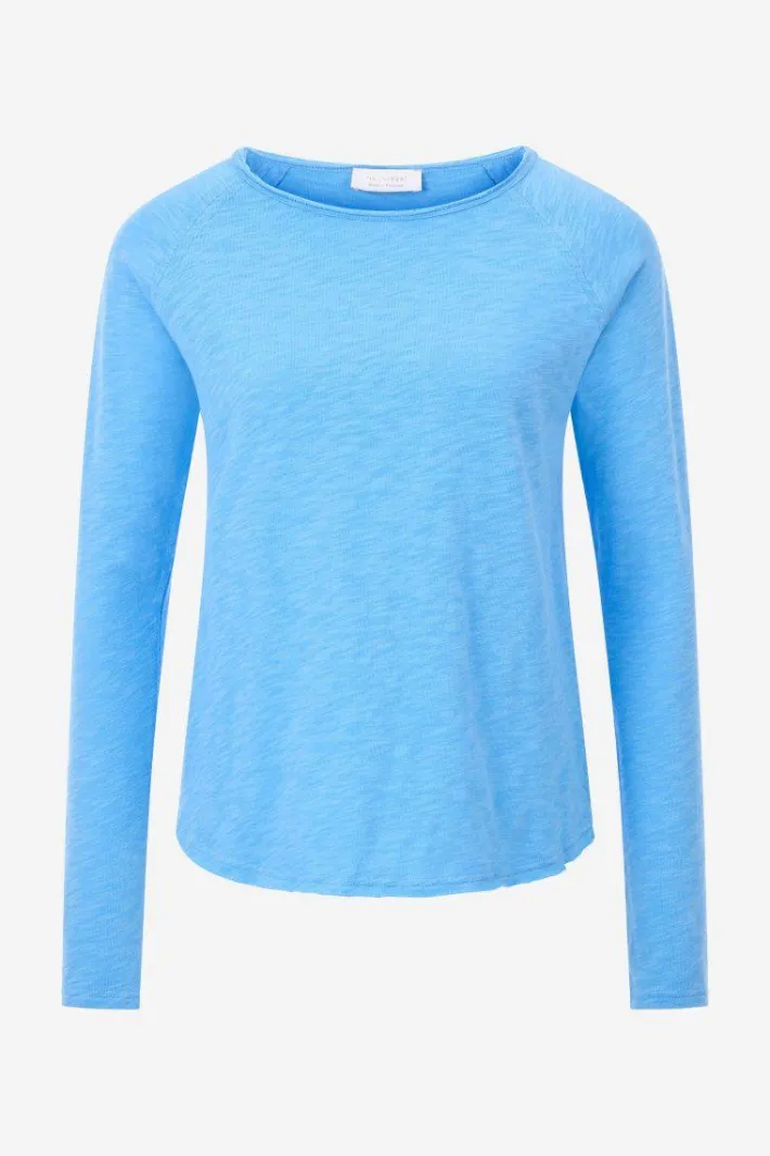 Rich & Royal Longsleeves<Longsleeve Aus Baumwolle Mit Offenen Kanten