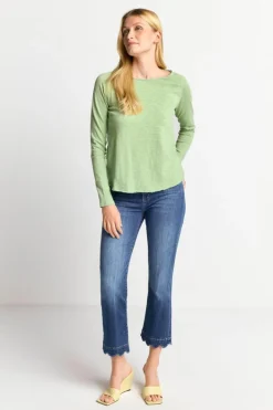 Rich & Royal Longsleeves<Longsleeve Aus Baumwolle Mit Offenen Kanten