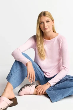 Rich & Royal Longsleeves<Longsleeve Aus Baumwolle Mit Offenen Kanten