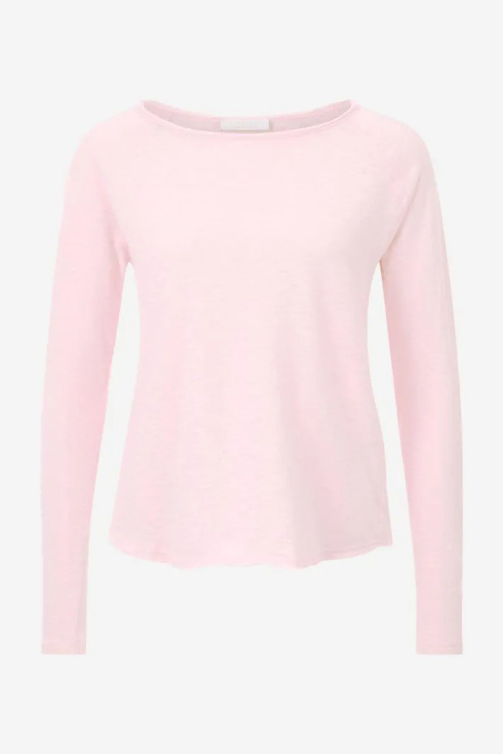 Rich & Royal Longsleeves<Longsleeve Aus Baumwolle Mit Offenen Kanten