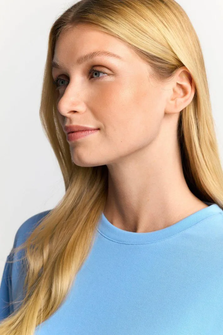 Rich & Royal Longsleeves<Longsleeve Aus Supersoftem Jersey cruise blue