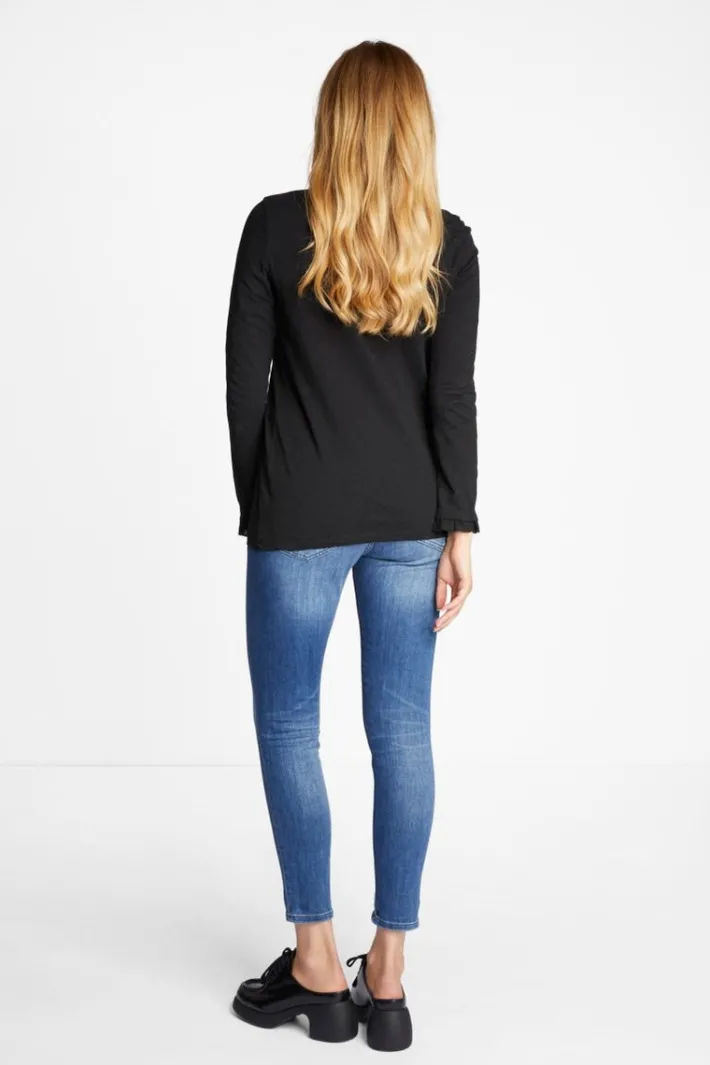 Rich & Royal Longsleeves<Longsleeve Mit Frill-Kragen