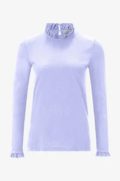 Rich & Royal Longsleeves<Longsleeve Mit Frill-Kragen frosty lavender