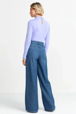 Rich & Royal Longsleeves<Longsleeve Mit Frill-Kragen frosty lavender