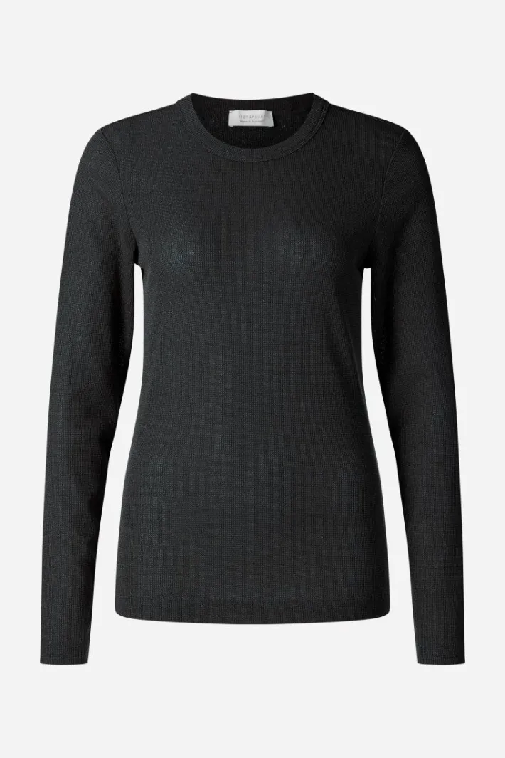 Rich & Royal Longsleeves<Longsleeve Mit Glanzeffekt black