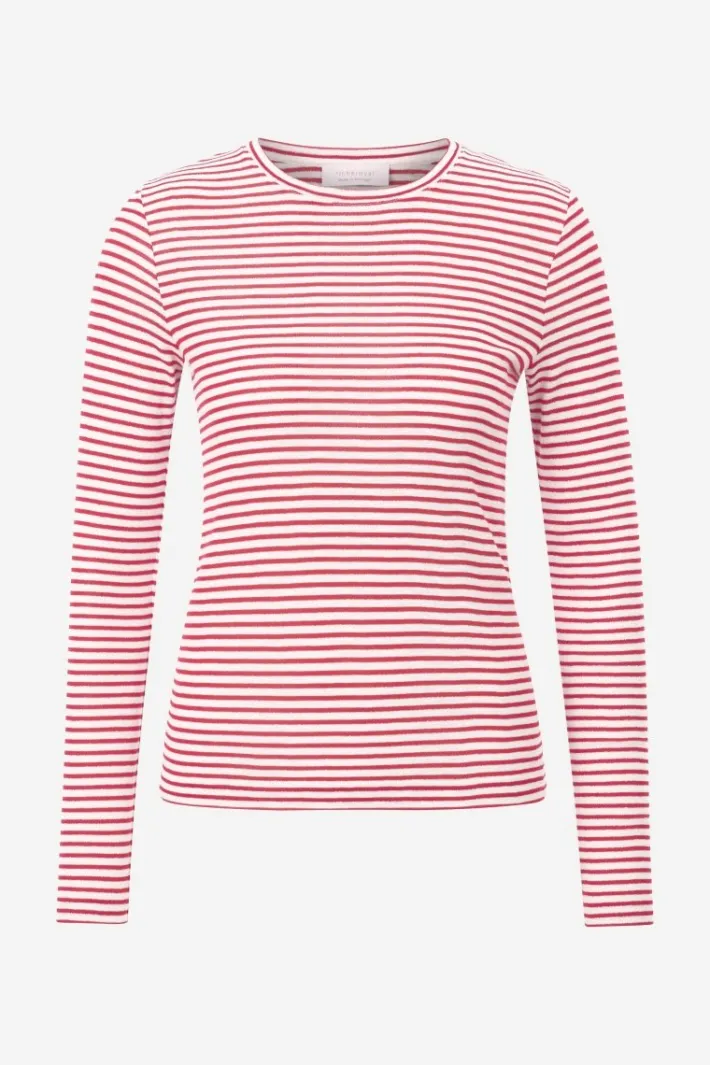 Rich & Royal Longsleeves<Longsleeve Mit Glanzgarn poppy red