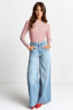 Rich & Royal Longsleeves<Longsleeve Mit Glanzgarn poppy red