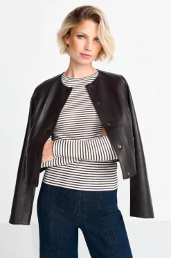 Rich & Royal Longsleeves<Longsleeve Mit Glitzer-Details espresso