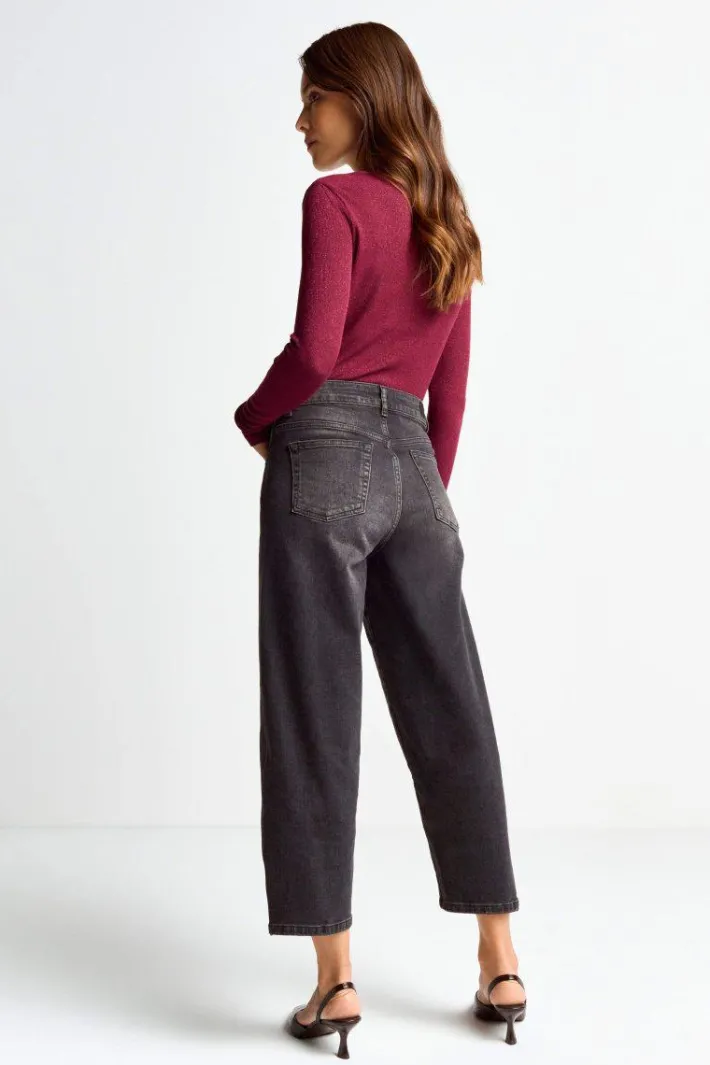 Rich & Royal Longsleeves<Longsleeve Mit Glitzereffekt ruby red