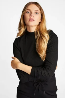 Rich & Royal Longsleeves<Longsleeve Mit Glitzergarn