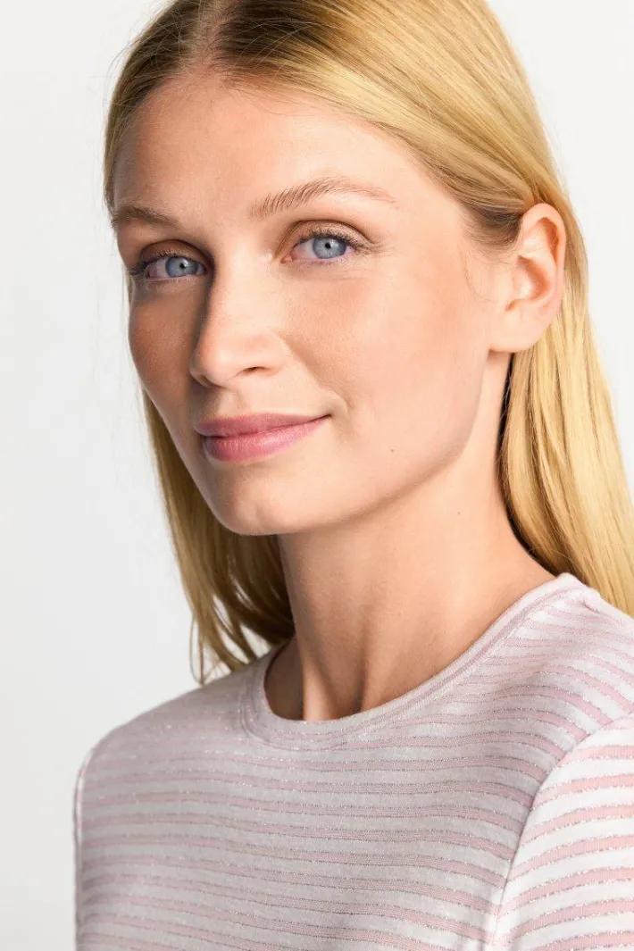 Rich & Royal Longsleeves<Longsleeve Mit Metallfäden