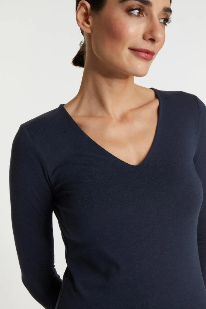 Rich & Royal Longsleeves<Longsleeve Mit V-Neck