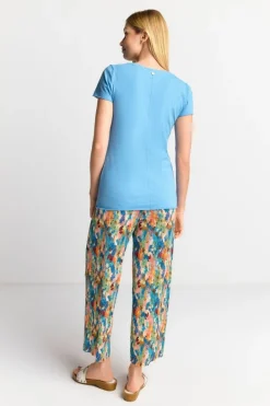 Rich & Royal T-Shirts<Luftiges T-Shirt In cruise blue