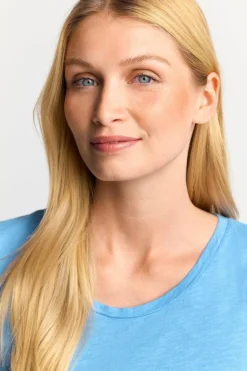 Rich & Royal T-Shirts<Luftiges T-Shirt In cruise blue