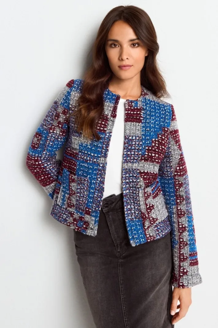 Rich & Royal Übergangsjacken|Bouclé-Jacken<Mehrfarbige Bouclé-Jacke original