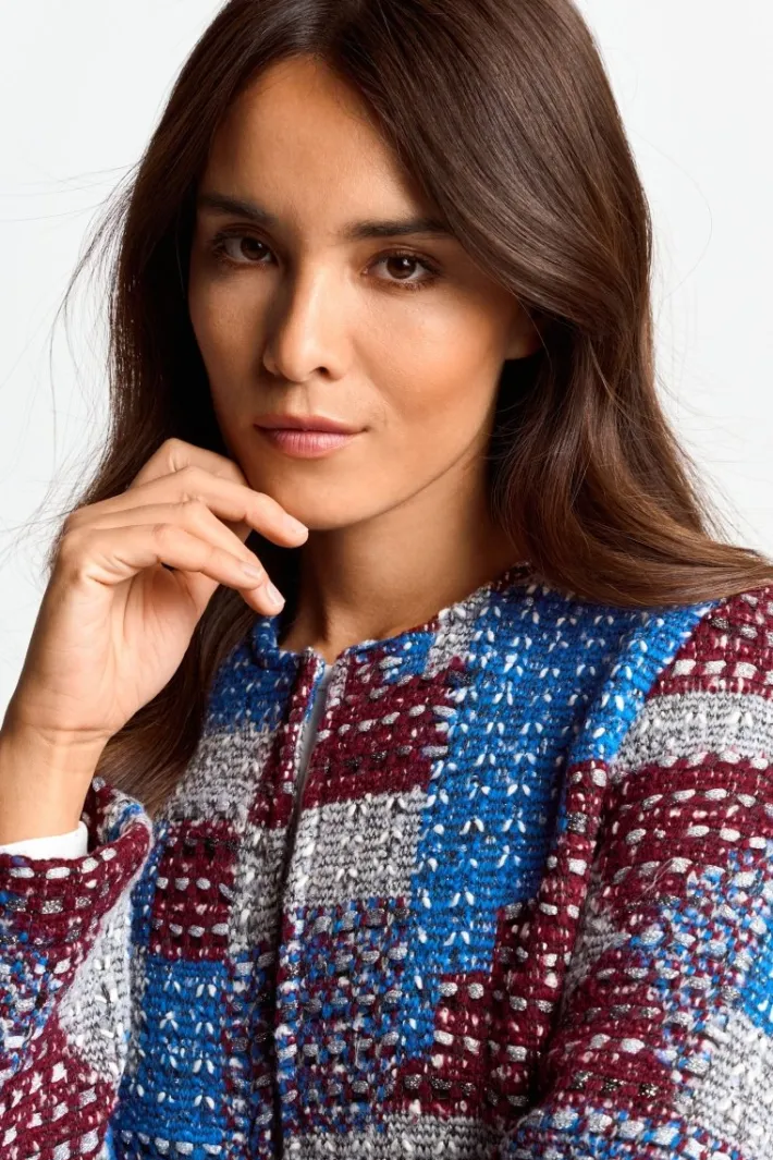 Rich & Royal Übergangsjacken|Bouclé-Jacken<Mehrfarbige Bouclé-Jacke original