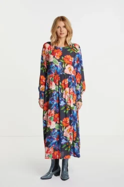 Rich & Royal Midikleider<Midikleid red salsa