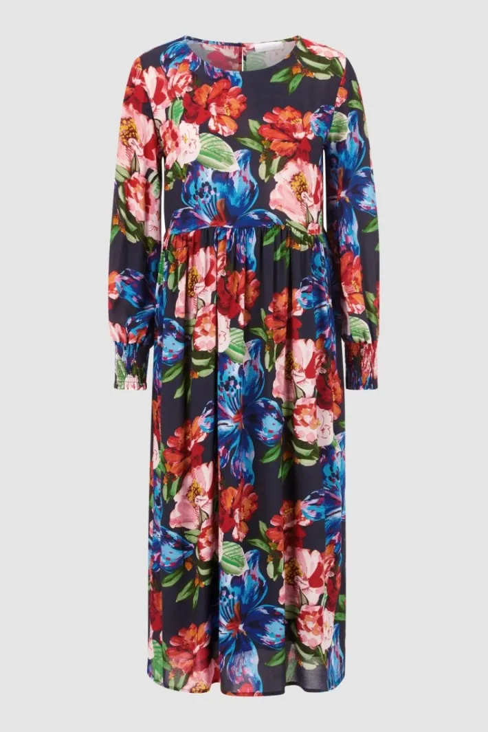 Rich & Royal Midikleider<Midikleid red salsa