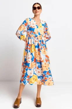 Rich & Royal Midikleider<Midikleid azzure blue