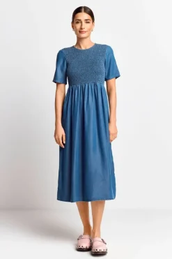 Rich & Royal Midikleider<Midikleid denim blue