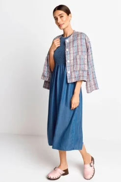 Rich & Royal Midikleider<Midikleid denim blue