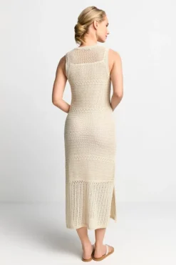 Rich & Royal Midikleider<Midikleid whisper white