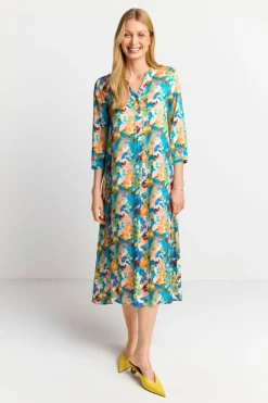 Rich & Royal Midikleider<Midikleid Mit Buntem Blumenprint original