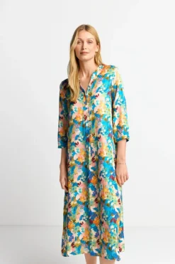 Rich & Royal Midikleider<Midikleid Mit Buntem Blumenprint original