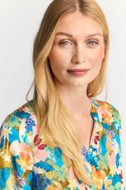 Rich & Royal Midikleider<Midikleid Mit Buntem Blumenprint original