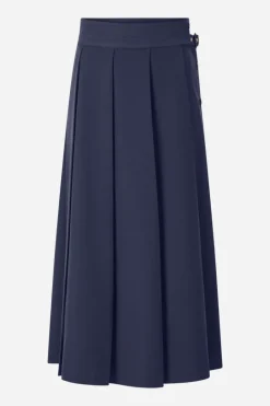 Rich & Royal Midiröcke<Midirock Mit Seitlicher Knopfleiste midnight blue