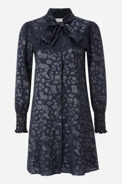 Rich & Royal Minikleider<Minikleid Mit Schleifenkragen midnight blue