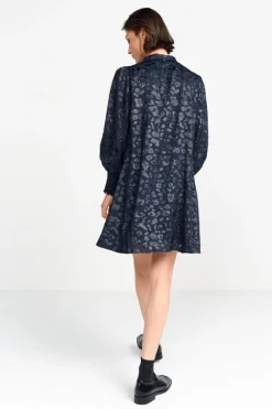 Rich & Royal Minikleider<Minikleid Mit Schleifenkragen midnight blue