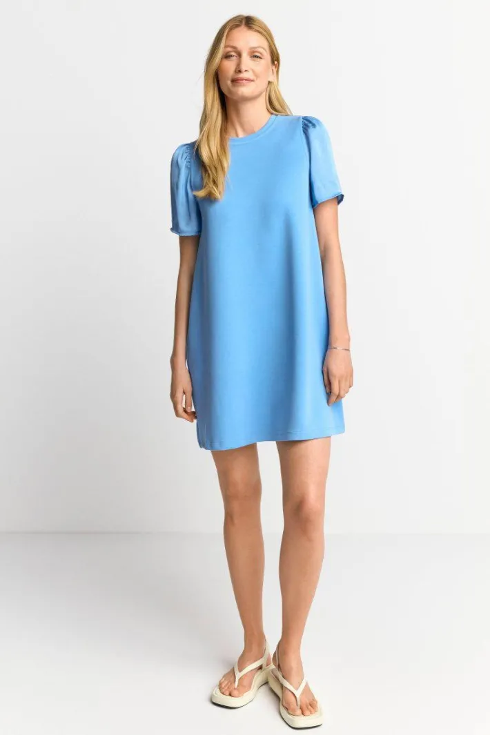 Rich & Royal Minikleider<Minikleid Mit Seidigen Puffärmeln